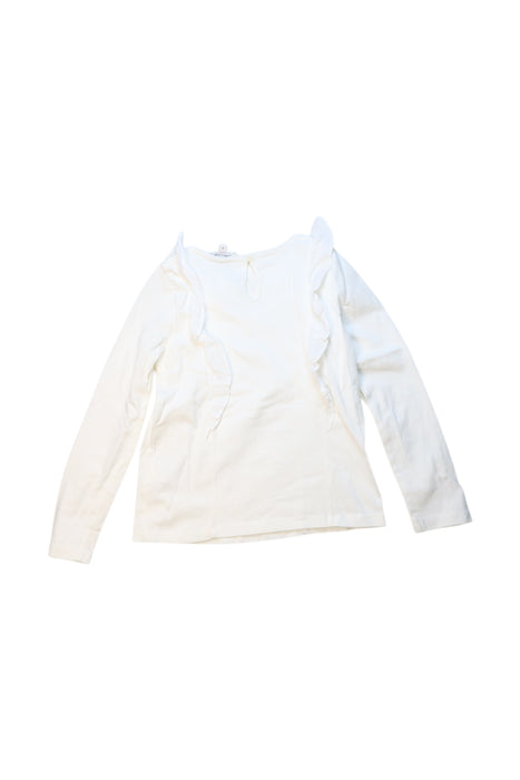 A White Long Sleeve Tops from Cyrillus in size 8Y for girl. (Back View)