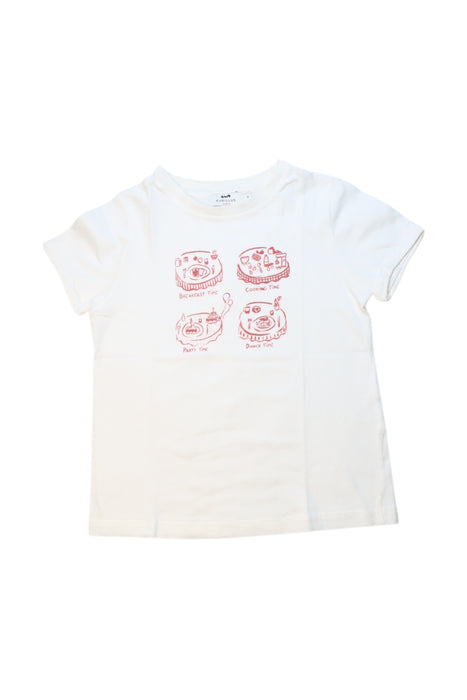 A White Short Sleeve T Shirts from Cyrillus in size 8Y for girl. (Front View)