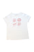 A White Short Sleeve T Shirts from Cyrillus in size 8Y for girl. (Front View)