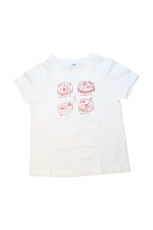 A White Short Sleeve T Shirts from Cyrillus in size 8Y for girl. (Front View)