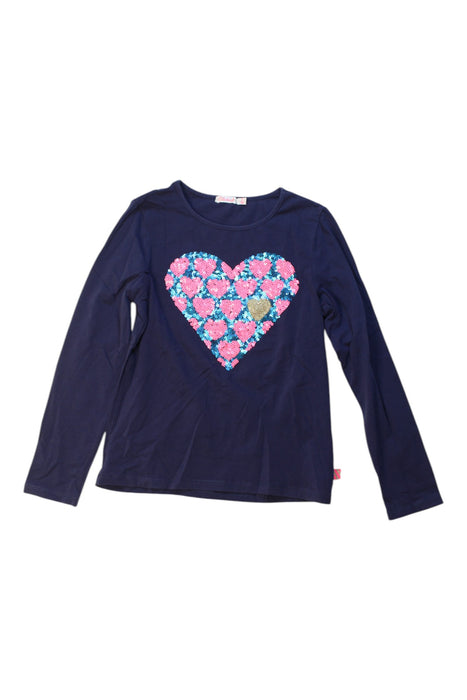 A Navy Long Sleeve Tops from Billieblush in size 8Y for girl. (Front View)