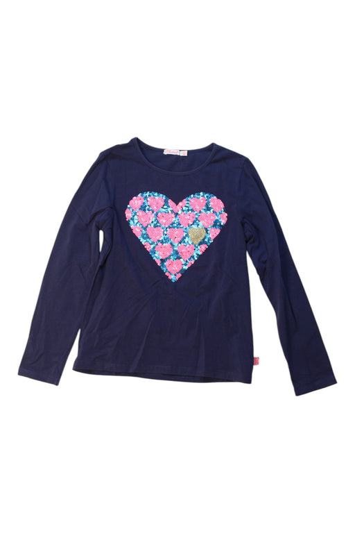 A Navy Long Sleeve Tops from Billieblush in size 8Y for girl. (Front View)