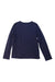 A Navy Long Sleeve Tops from Billieblush in size 8Y for girl. (Back View)