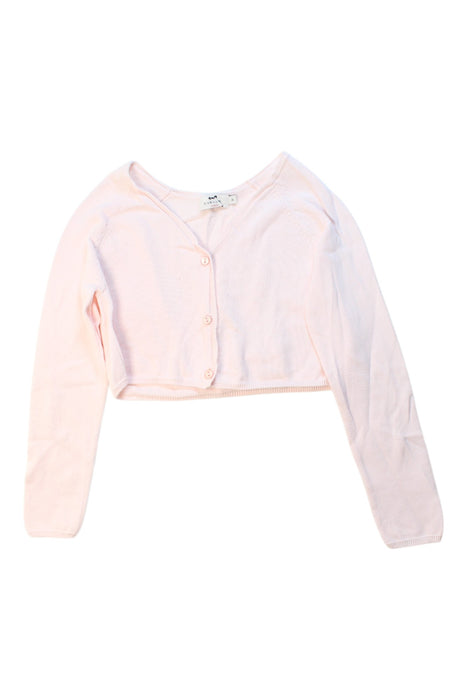 A Pink Cardigans from Cyrillus in size 8Y for girl. (Front View)