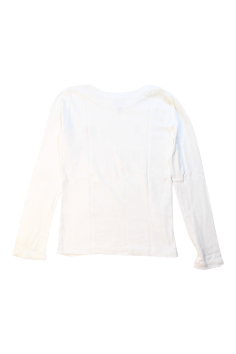 A White Long Sleeve Tops from Polo Ralph Lauren in size 6T for girl. (Back View)