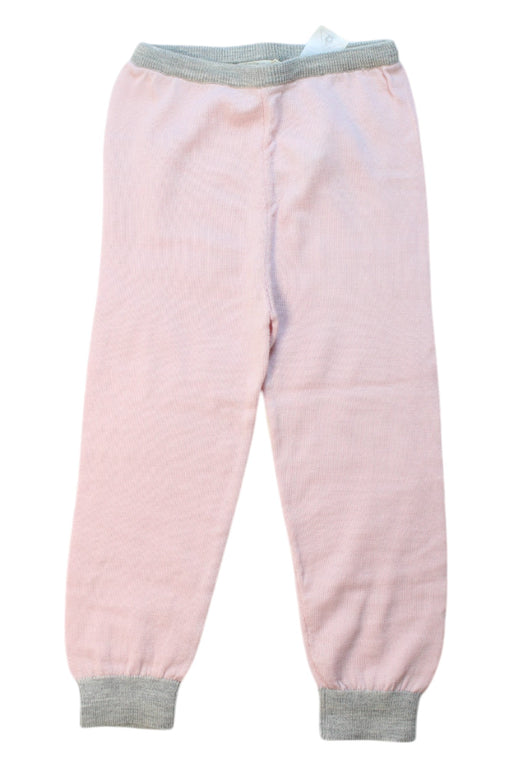 A Pink Casual Pants from Merino Kids in size 5T for girl. (Front View)