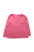 A Pink Long Sleeve Tops from Petit Bateau in size 4T for girl. (Front View)