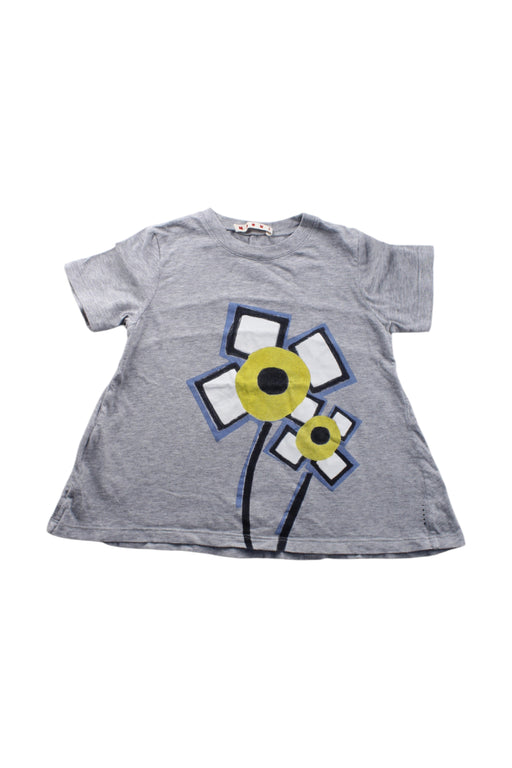 A Grey Short Sleeve Tops from Marni in size 4T for neutral. (Front View)