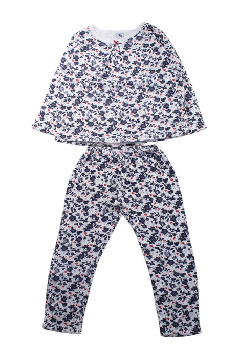 A Multicolour Pyjama Sets from Petit Bateau in size 4T for neutral. (Front View)