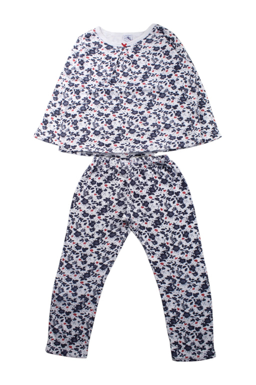 A Multicolour Pyjama Sets from Petit Bateau in size 4T for neutral. (Front View)