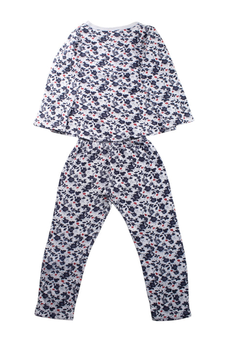 A Multicolour Pyjama Sets from Petit Bateau in size 4T for neutral. (Back View)