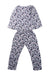 A Multicolour Pyjama Sets from Petit Bateau in size 4T for neutral. (Back View)