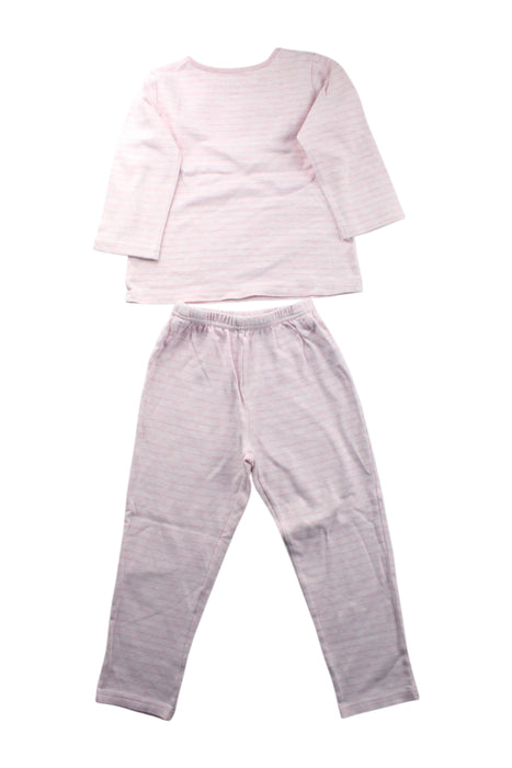 A Pink Pyjama Sets from Mides in size 4T for neutral. (Back View)