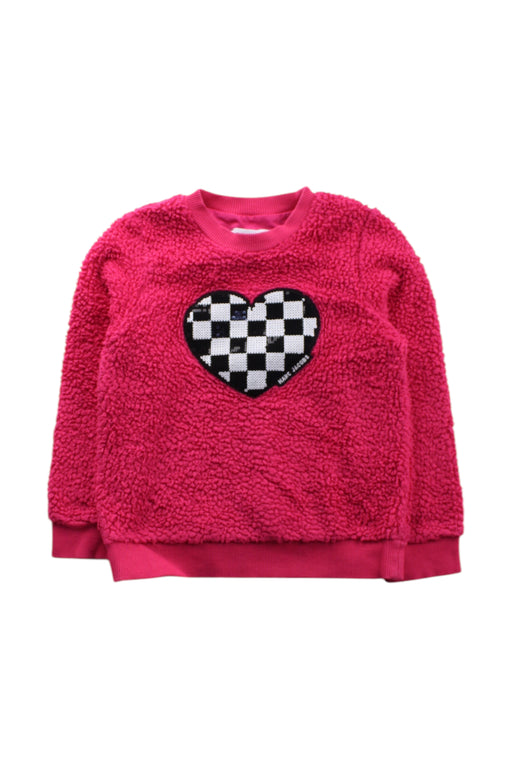 A Pink Crewneck Sweatshirts from Little Marc Jacobs in size 4T for girl. (Front View)