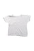 A White Short Sleeve T Shirts from Mides in size 6-12M for neutral. (Front View)