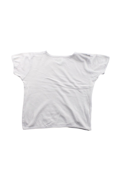 A White Short Sleeve T Shirts from Mides in size 6-12M for neutral. (Back View)