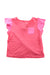 A Pink Sleeveless Tops from Jacadi in size 4T for girl. (Front View)