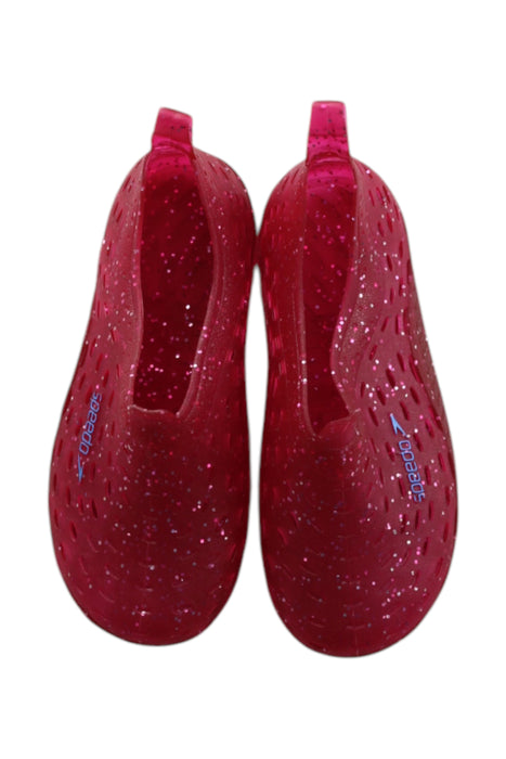 A Pink Aqua Shoes from Speedo in size 3T for neutral. (Back View)