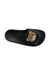 A Black Sandals from Moschino in size 6T for neutral. (Front View)