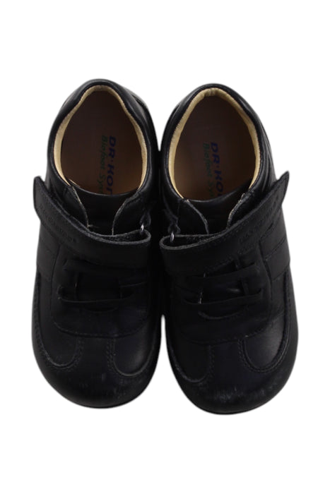 A Black Dress Shoes from Dr. Kong in size 4T for neutral. (Back View)