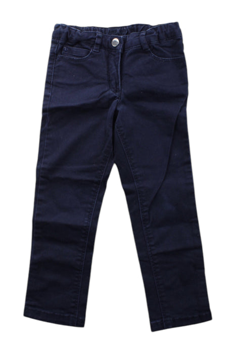 A Navy Casual Pants from Jacadi in size 3T for neutral. (Front View)