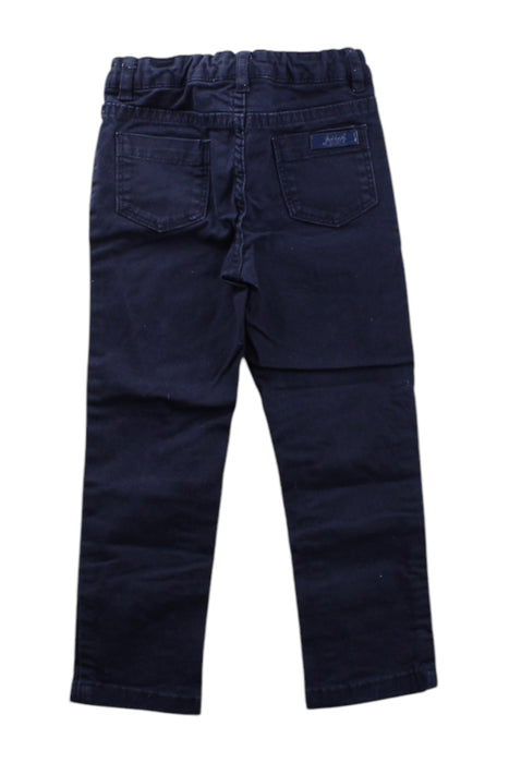 A Navy Casual Pants from Jacadi in size 3T for neutral. (Back View)
