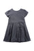 A Grey Short Sleeve Dresses from Jacadi in size 4T for girl. (Front View)