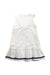 A White Sleeveless Dresses from Nicholas & Bears in size 3T for girl. (Back View)