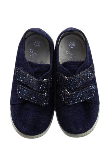 A Navy Sneakers from Jacadi in size 3T for neutral. (Back View)