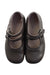 A Brown Dress Shoes from Jacadi in size 3T for girl. (Back View)