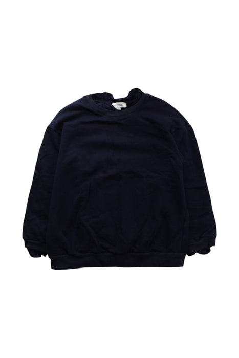 A Navy Crewneck Sweatshirts from Bora Aksu in size 10Y for neutral. (Front View)
