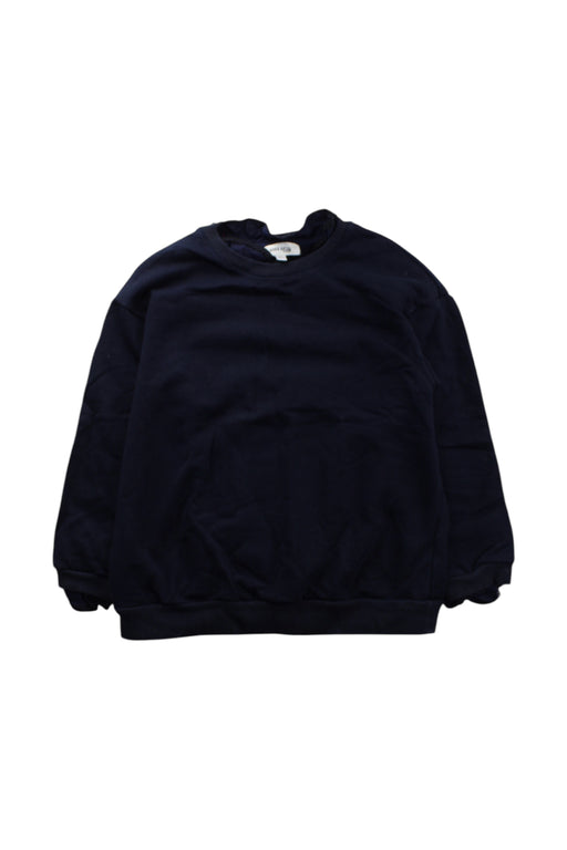 A Navy Crewneck Sweatshirts from Bora Aksu in size 10Y for neutral. (Front View)