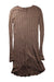 A Brown Long Sleeve Dresses from Chloe in size 10Y for girl. (Front View)
