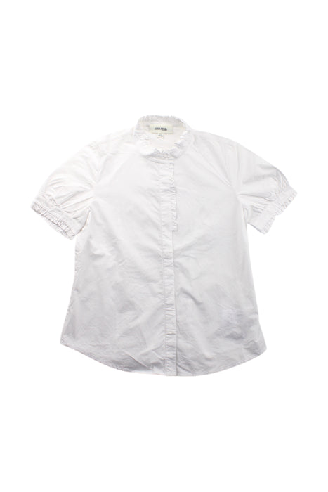 A White Short Sleeve Shirts from Bora Aksu in size 8Y for girl. (Front View)