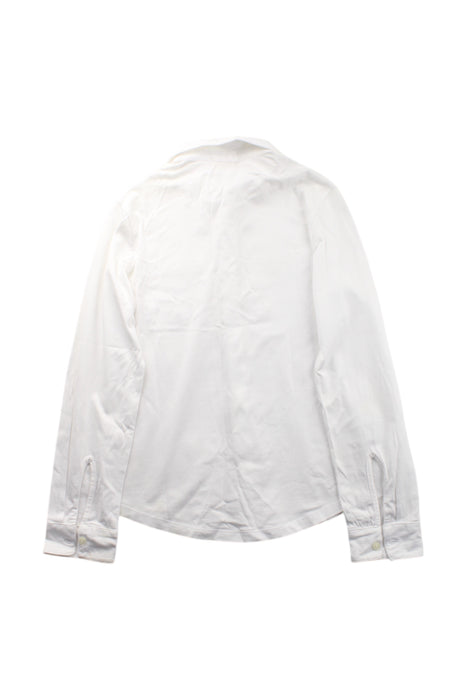 A White Long Sleeve Shirts from Jacadi in size 10Y for boy. (Back View)