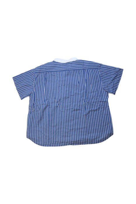 A Blue Short Sleeve Shirts from FITH in size 3T for boy. (Back View)