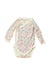 A Multicolour Long Sleeve Bodysuits from Petit Bateau in size 0-3M for girl. (Front View)