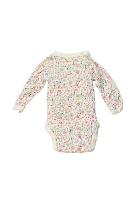 A Multicolour Long Sleeve Bodysuits from Petit Bateau in size 0-3M for girl. (Back View)