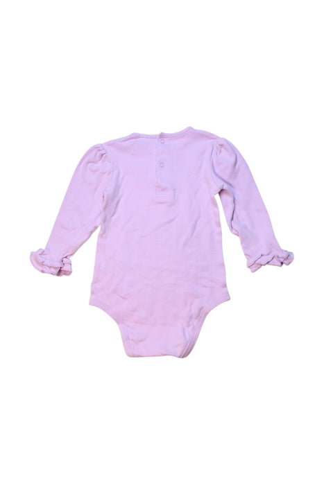 A Pink Long Sleeve Bodysuits from Hartstrings in size 12-18M for girl. (Back View)