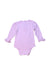 A Pink Long Sleeve Bodysuits from Hartstrings in size 12-18M for girl. (Back View)