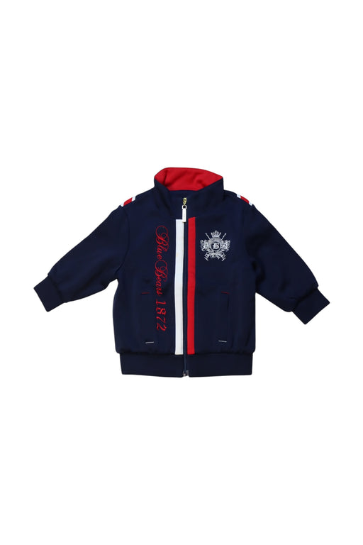 A Navy Lightweight Jackets from Nicholas & Bears in size 6-12M for boy. (Front View)