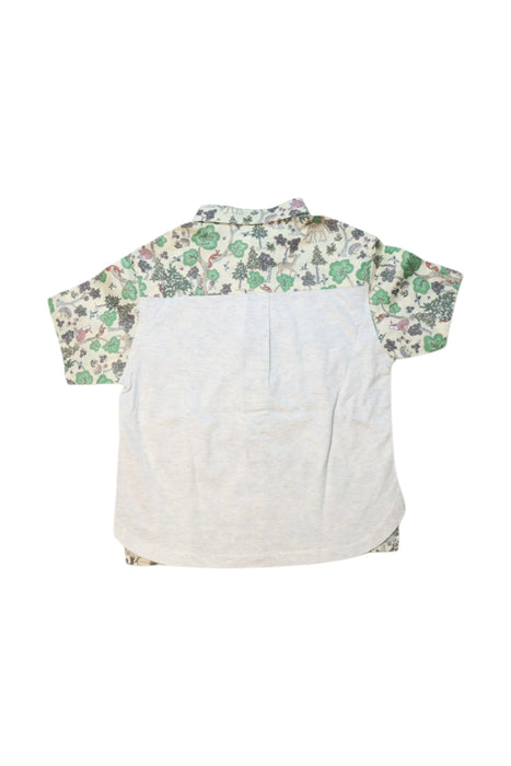 A Multicolour Short Sleeve Shirts from Comme Ça Fille in size 4T for boy. (Back View)