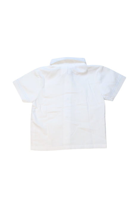 A White Short Sleeve Shirts from Sarah Louise in size 3-6M for boy. (Back View)