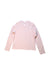 A Pink Long Sleeve Tops from Petit Bateau in size 10Y for girl. (Back View)
