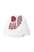 A White Long Sleeve Tops from Desigual in size 8Y for girl. (Front View)