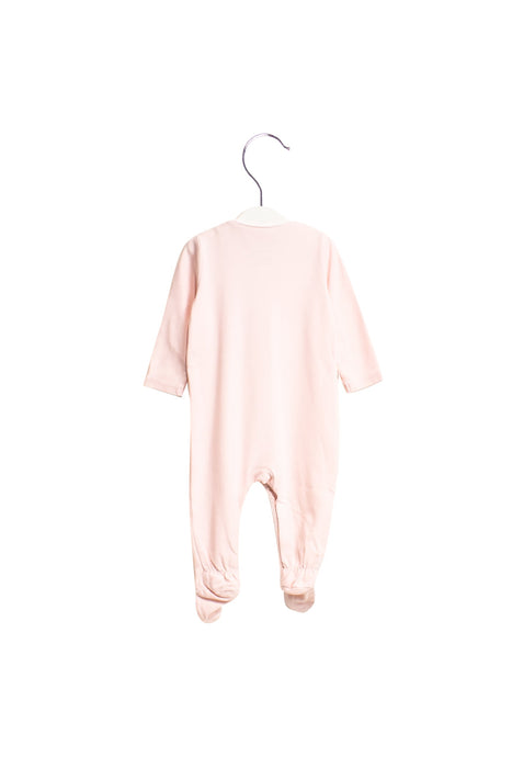 A Pink Long Sleeve Jumpsuits from Natalys in size 6-12M for girl. (Back View)