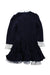 A Navy Long Sleeve Dresses from Nicholas & Bears in size 6T for girl. (Back View)
