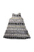 A Multicolour Sleeveless Dresses from Lovie by Mary J in size 5T for girl. (Back View)