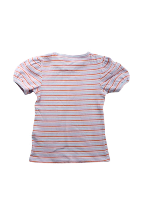 A Multicolour Short Sleeve Tops from Seed in size 6T for girl. (Back View)
