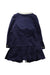 A Navy Long Sleeve Dresses from Ferrari in size 4T for girl. (Back View)
